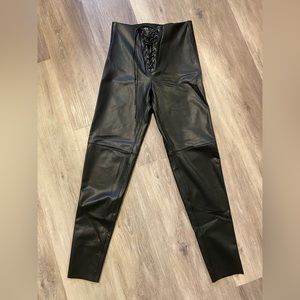 Brand New – Zara Leather Pants (Small)